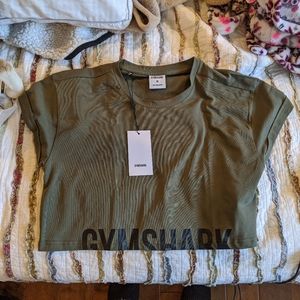 NWT Gymshark Fraction Crop M